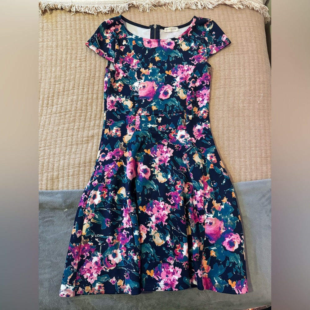 Socialite Short Large Floral Dress